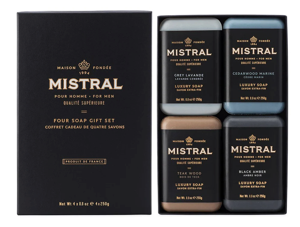 Mistral Four Soap Gift Set - Les Classiques