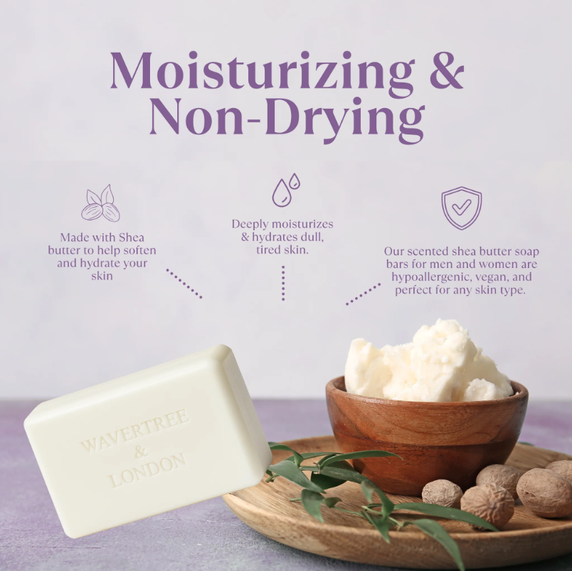 Wavertree & London Triple Milled Bar Soap 7oz 200g - Lavender d'Provence