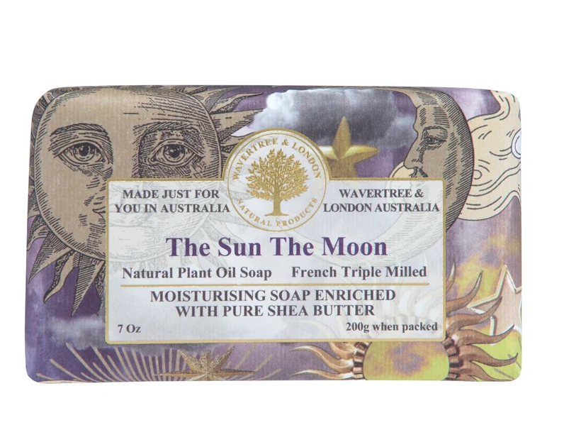 Wavertree & London Triple Milled Bar Soap 7oz 200g - The Sun The Moon