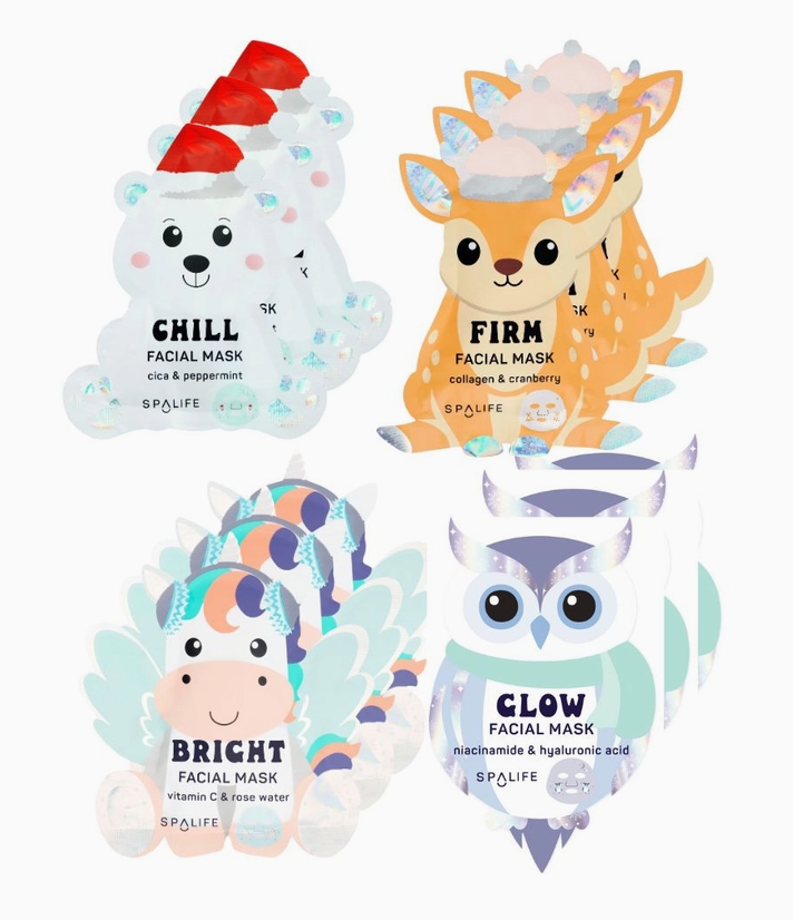 My Spa Life Facial Mask- Winter Wonder Animals