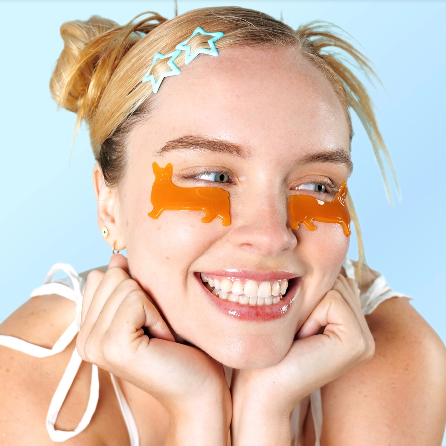 My Spa Life Puppy Eyes Corgi Undereye Masks with Vitamin C & Caffeine - 10 Pairs