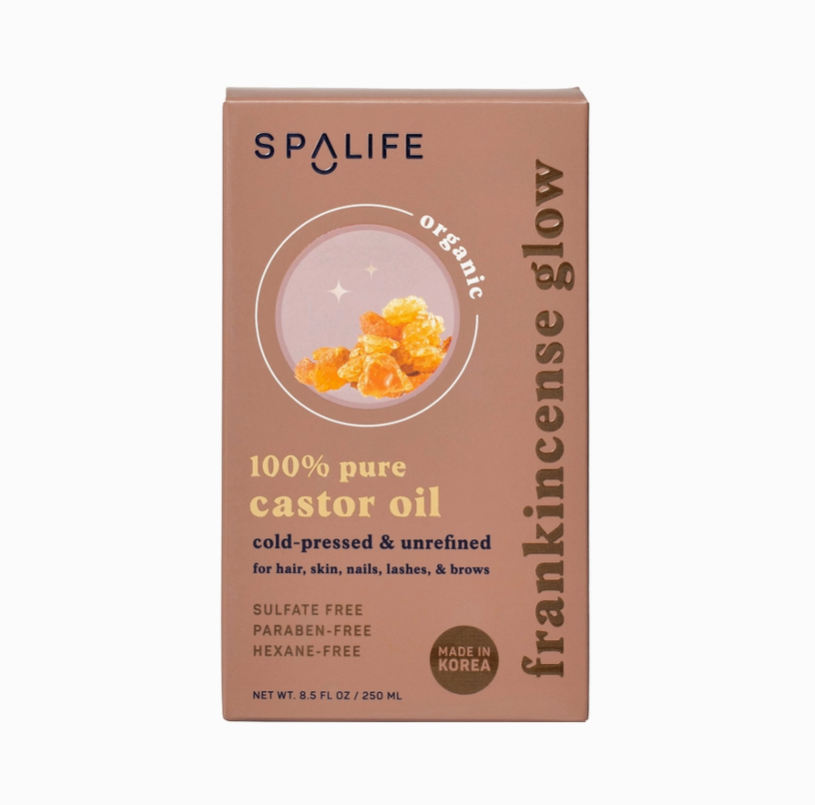 My Spa Life Frankincense Glow 100% Pure Cold Pressed Unrefined Castor Oil 8.5 fl oz