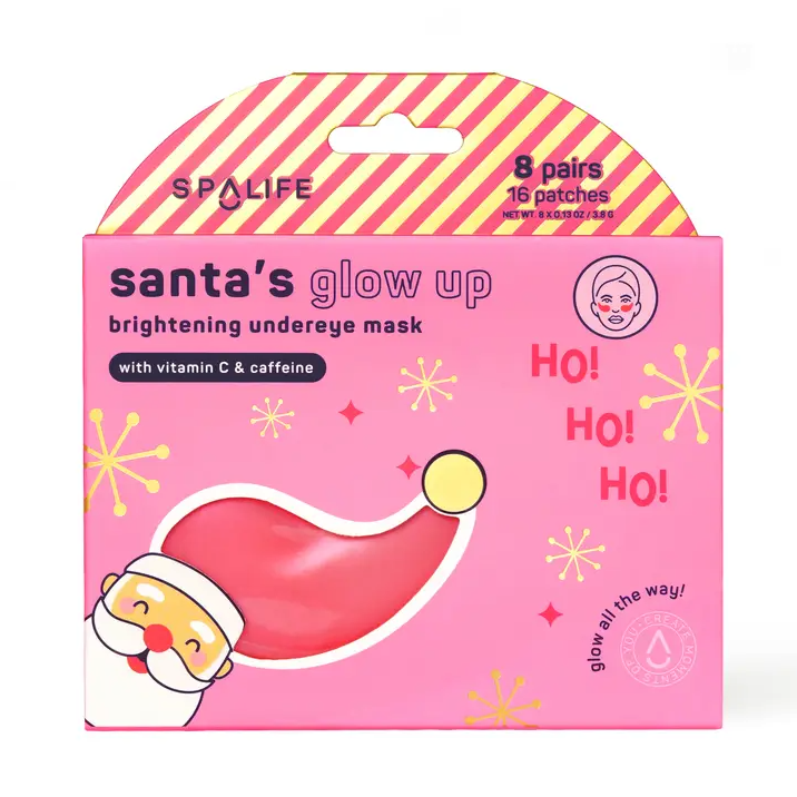 My Spa Life Santa's Glow Up Brightening Undereye Masks - 8 pairs