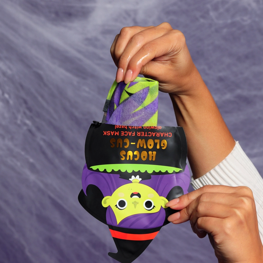 My Spa Life Hocus Glow-Cus Halloween Face Mask with Witch Hazel