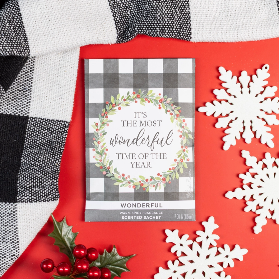 Fresh Scents Sachet Seasonal Air Freshener - The Most Wonderful Time of the Year