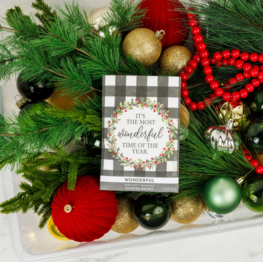 Fresh Scents Sachet Seasonal Air Freshener - The Most Wonderful Time of the Year