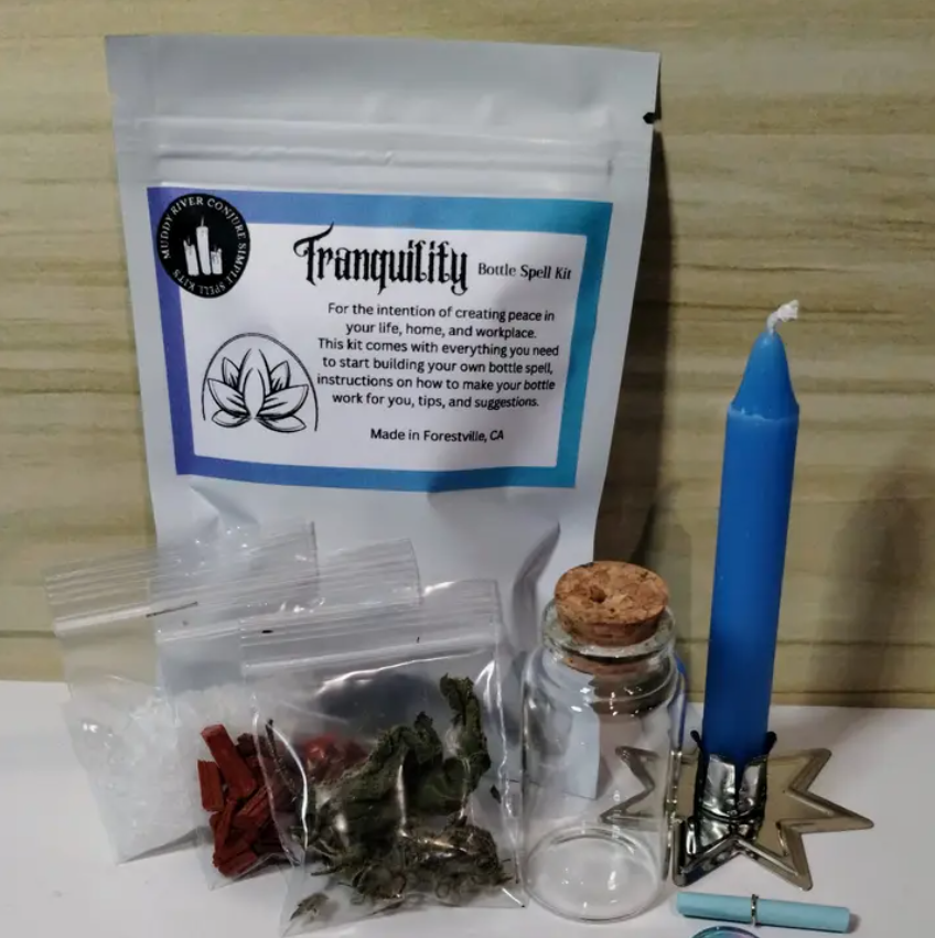 Muddy River Conjure Tranquility - Bottle Spell Kit