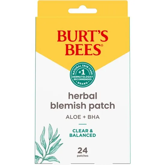 Burt's Bees Herbal Blemish Patch with Aloe & BHA - 24 Patches