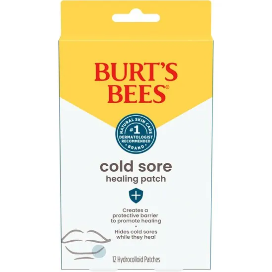 Burt's Bees Cold Sore Healing Patch - 12 Hydrocolloid Patches