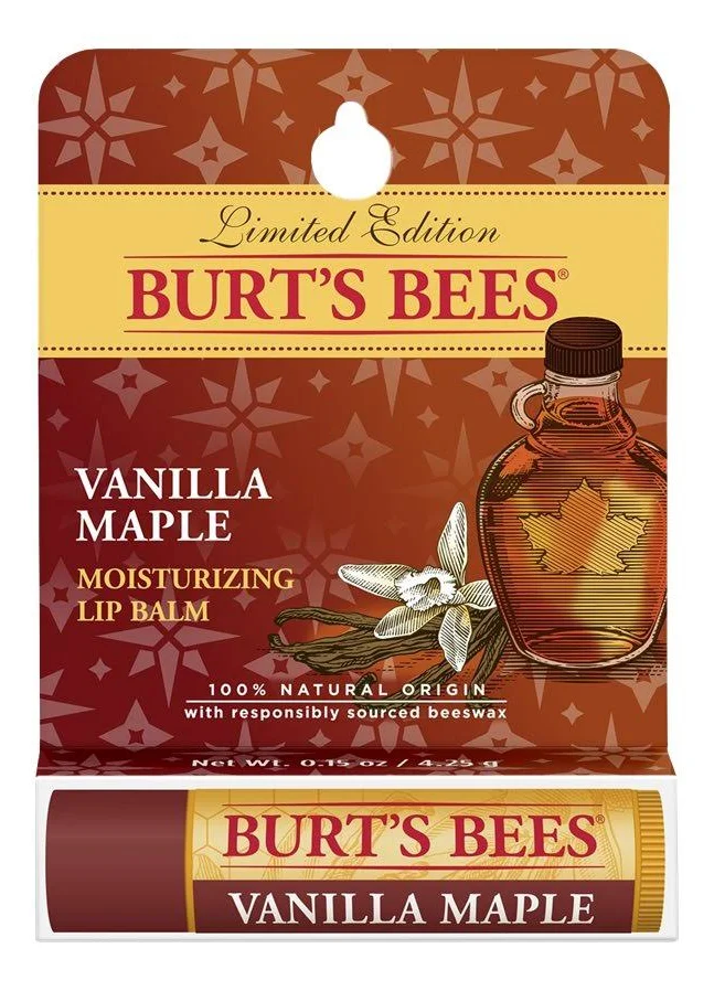 Burt's Bees Limited Edition Seasonal Lip Balm 0.15oz - Vanilla Maple