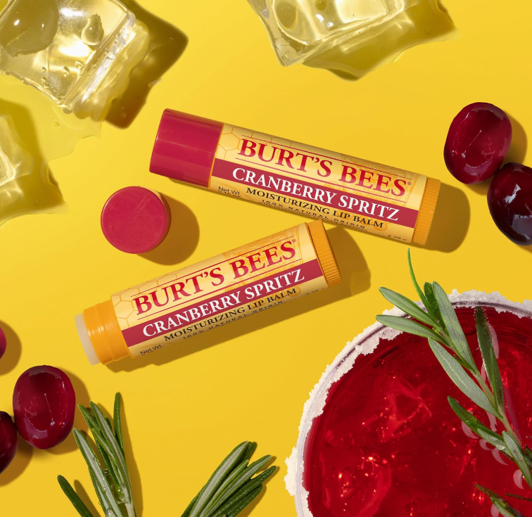 Burt's Bees Limited Edition Seasonal Lip Balm 0.15oz - Cranberry Spritz