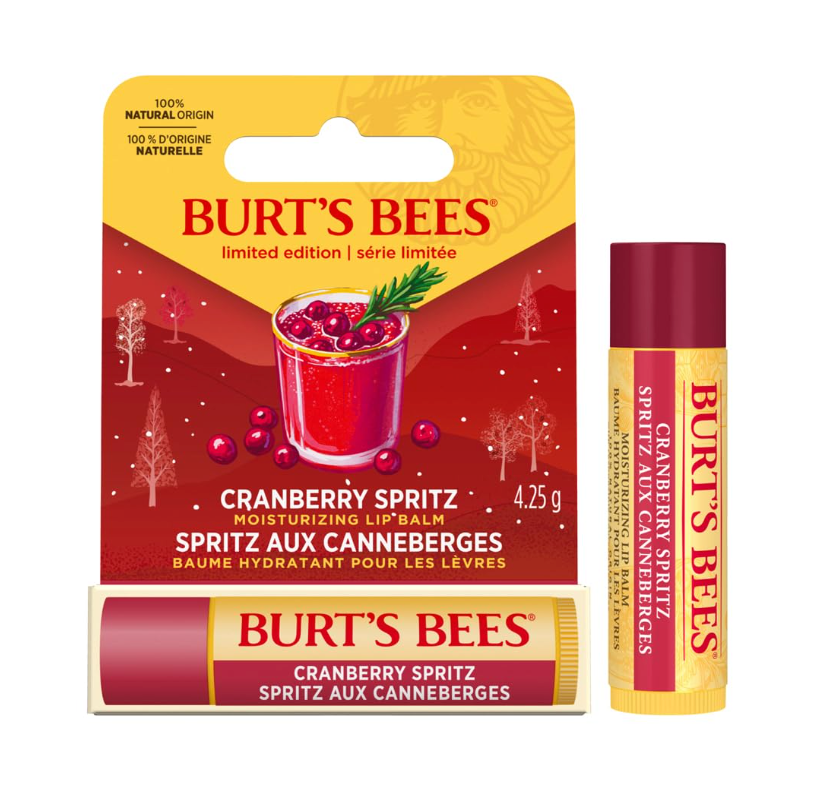 Burt's Bees Limited Edition Seasonal Lip Balm 0.15oz - Cranberry Spritz
