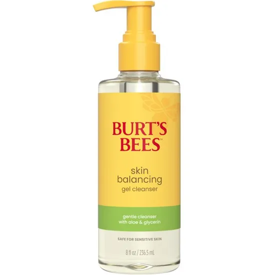 Burt's Bees Skin Balancing Gel Cleanser with Aloe & Glycerin 8oz