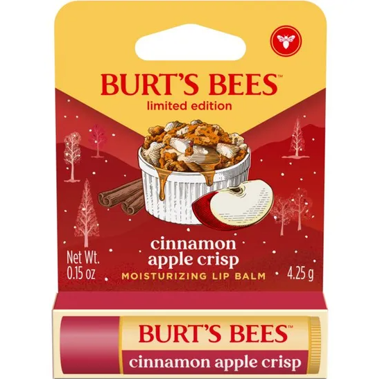Burt's Bees Limited Edition Seasonal Lip Balm 0.15oz - Cinnamon Apple Crisp