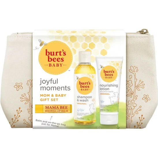 Burt's Bees Joyful Moments Mom & Baby Gift Set