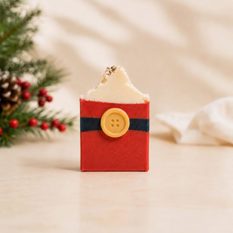 Carried Away Bath Jolly St. Nick 4oz- Handcrafted Santa Soap