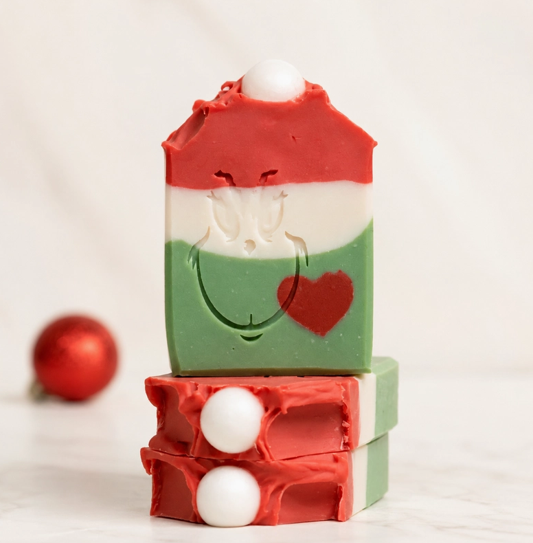 Carried Away Bath Merry Grinchmas 4oz- Handcrafted Soap