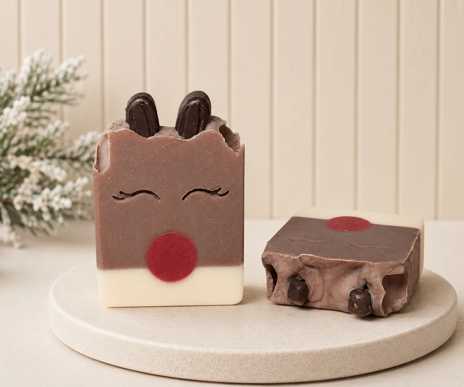Carried Away Bath Rudolph 4oz- Handcrafted Reindeer Soap