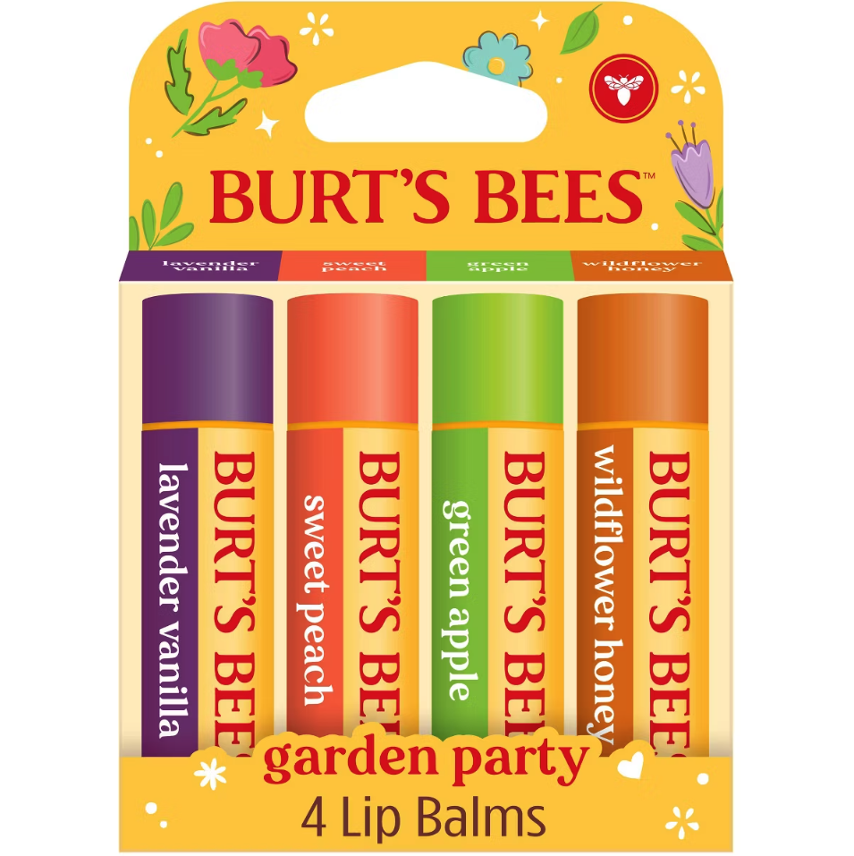 Burt's Bees Garden Party Lip Balm Pack
