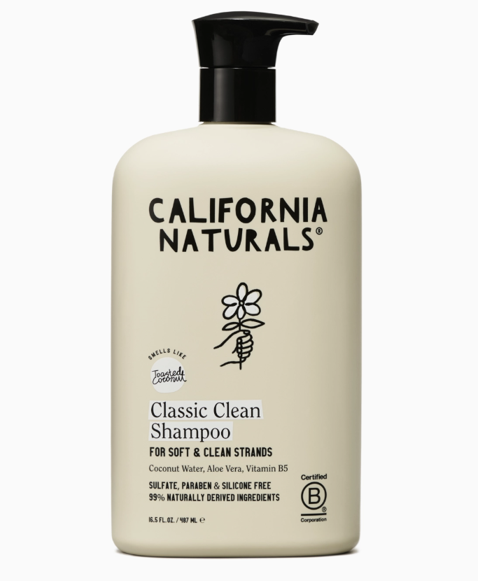 California Naturals Classic Clean Shampoo 16.5 FL.OZ. / 487 ML- Coconut