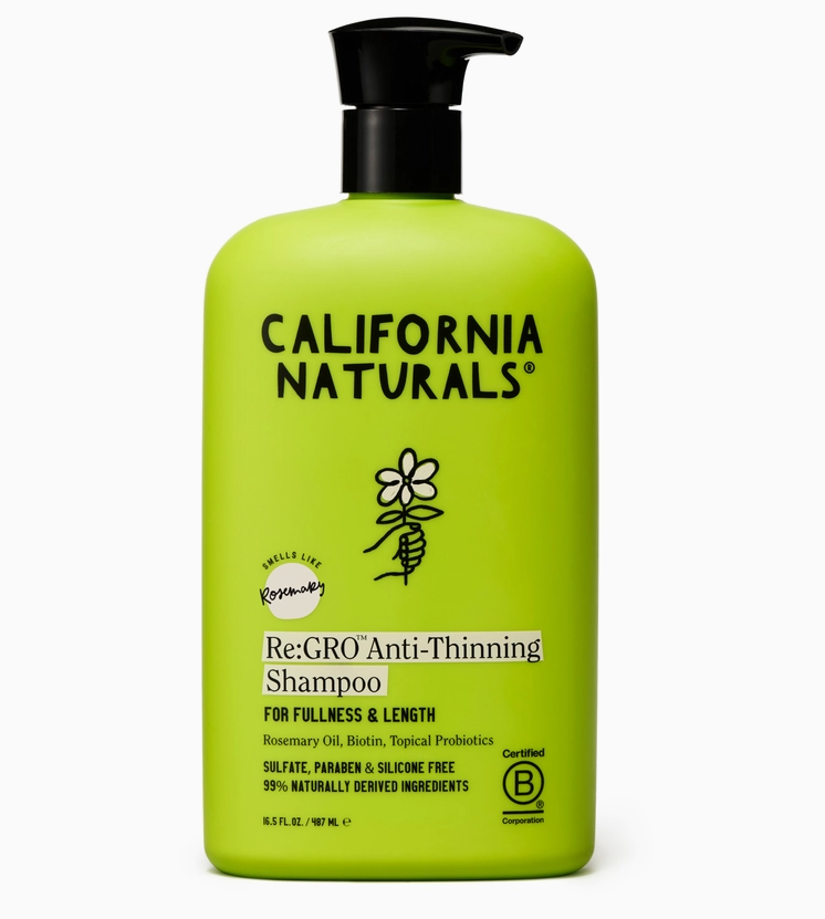 California Naturals Re Gro Anti-Thinning Shampoo 16.5 FL.OZ. / 487 ML- Rosemary