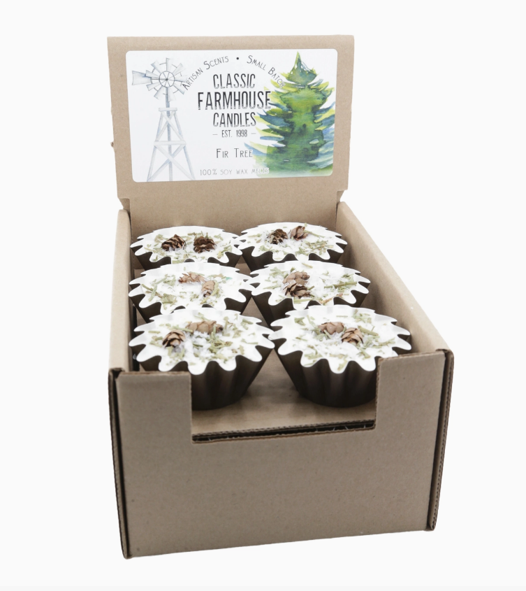 Classic Farmhouse Candles 100% Soy Wax Melt Tart- Holiday Scents