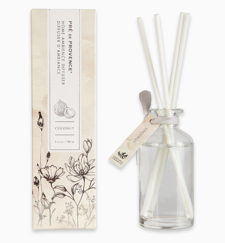 Pre de Provence Home Ambiance Diffuser 3 oz 90ml - Coconut