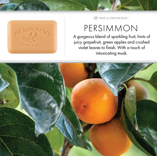 Pre de Provence French Hardmilled Small Soap 25g - Persimmon