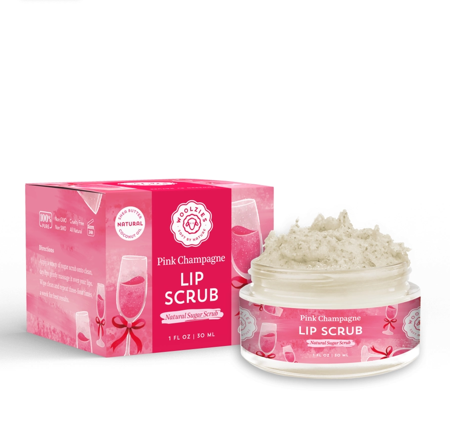 Woolzies Natural Sugar Lip Scrub 30mL