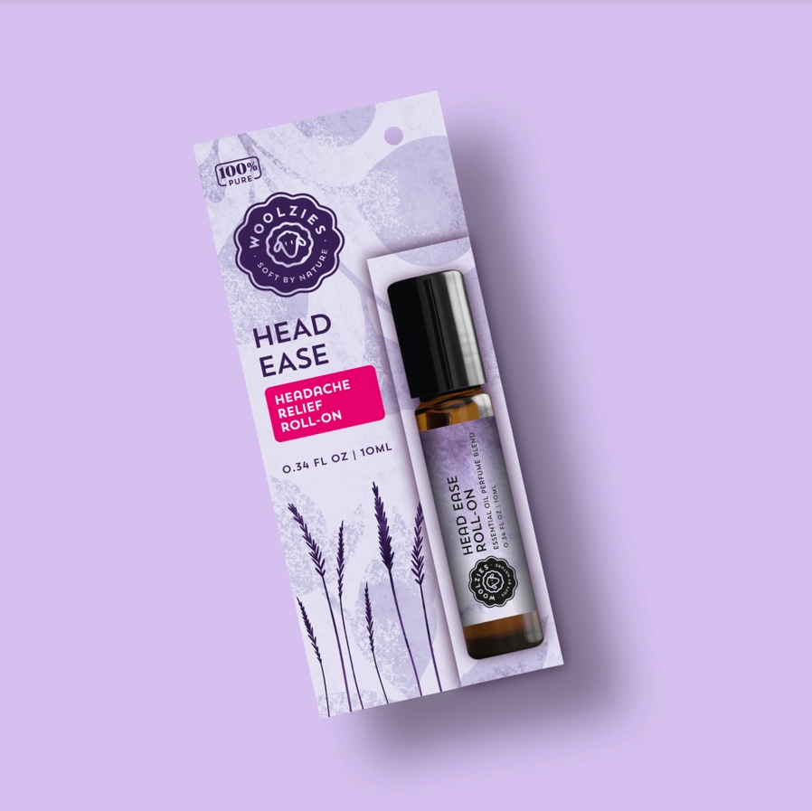 Woolzies Roll-On 10mL - Head Ease - Headache Relief