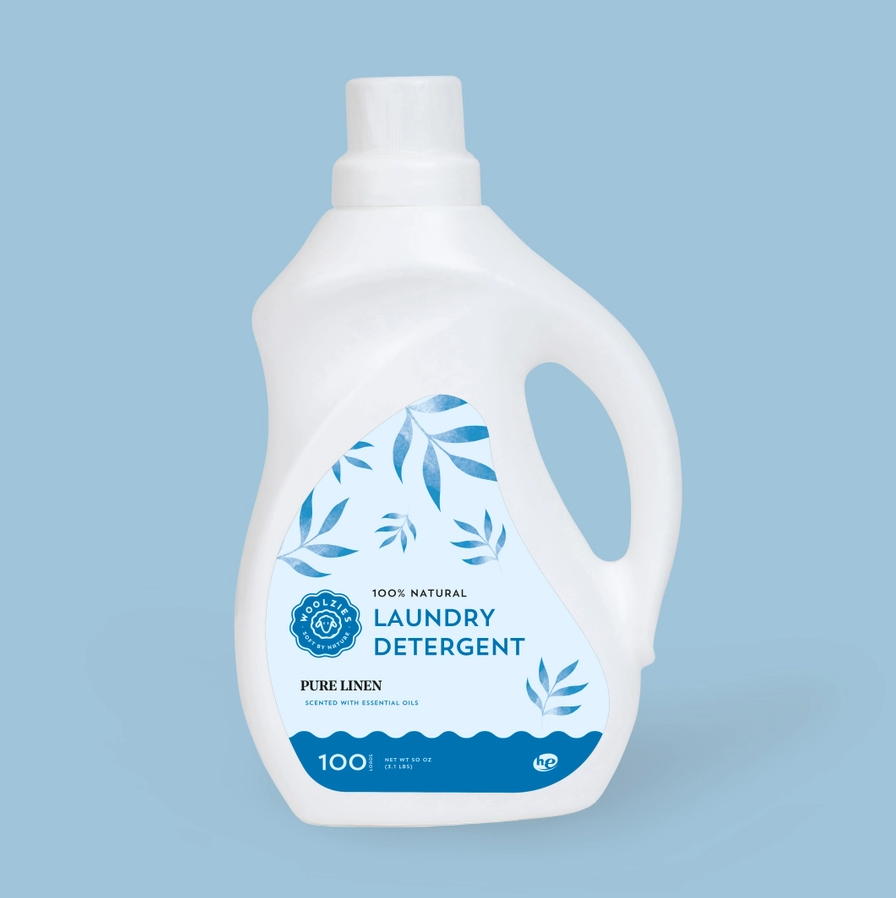 Woolzies All Natural Liquid Laundry Detergent - Pure Linen