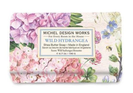 Michel Design Works Bar Soap 6.7oz 190g - Wild Hydrangea