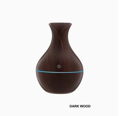 Petal Shaped Ultrasonic Aroma Humidifier - Dark Wood