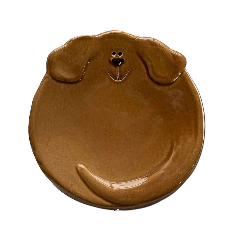 August Ceramics Large Dog Soap Dishes