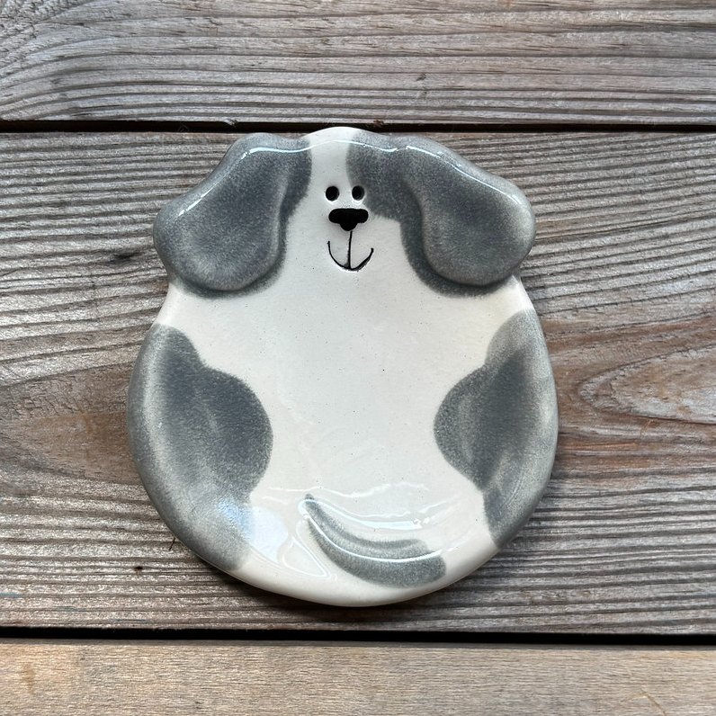 August Ceramics Mini Dog Soap Dishes