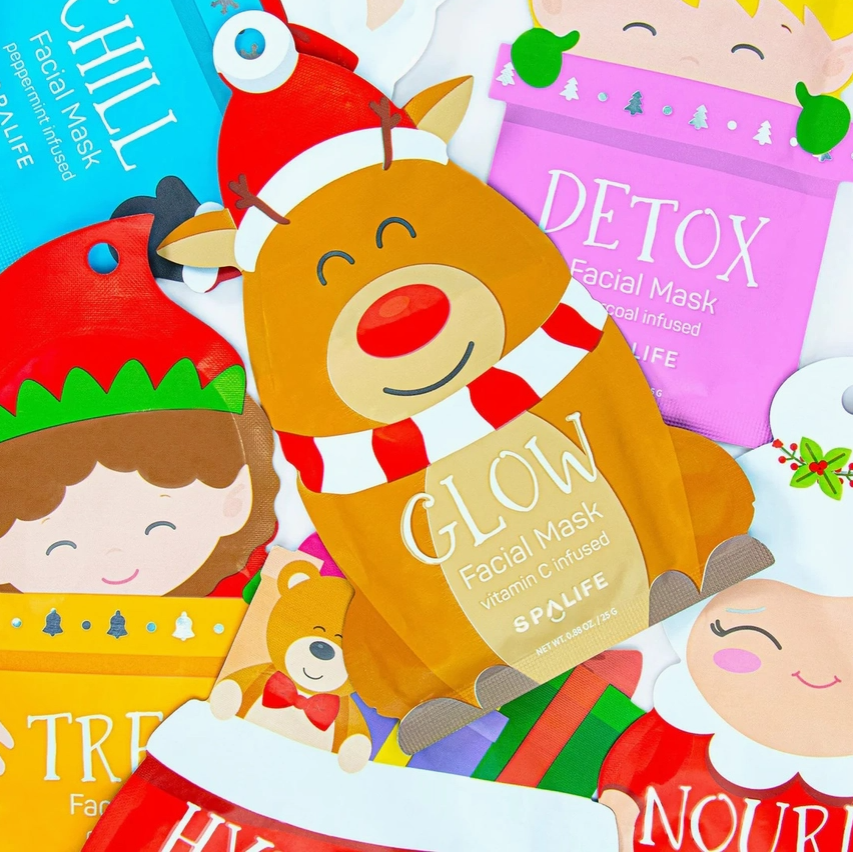 My Spa Life Facial Mask- Christmas Holiday Santa's Squad