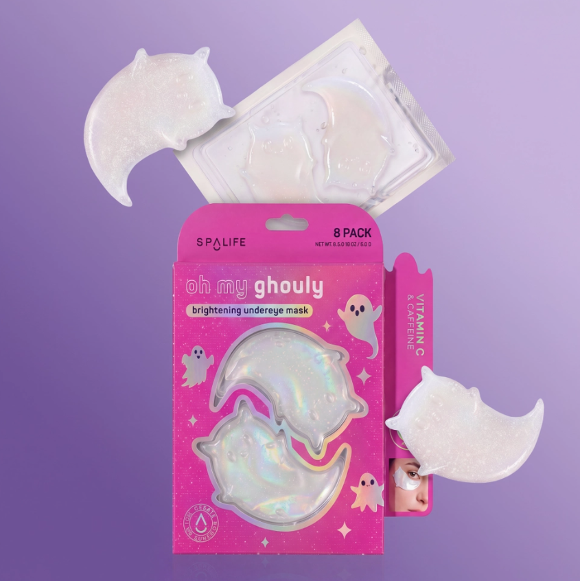 My Spa Life "Oh My Ghouly" Brightening Undereye Mask 8 Pack- Vitamin C & Caffeine