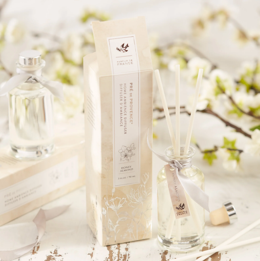 Pre de Provence Home Ambiance Diffuser 3 oz 90ml - Honey Almond