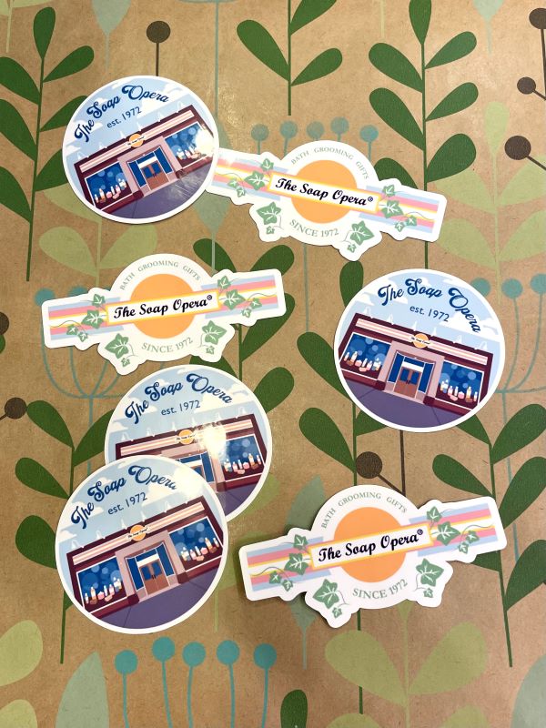 The Soap Opera Glossy Vinyl Sticker - Logo