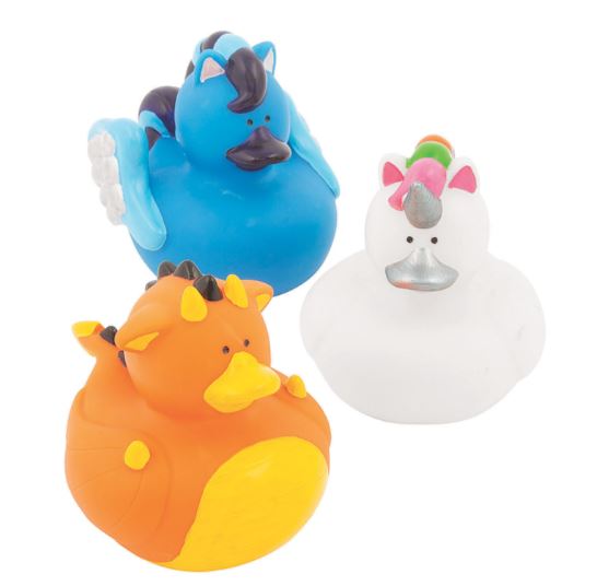 The Soap Opera Mystical Creatures 4 inch Rubber Ducks