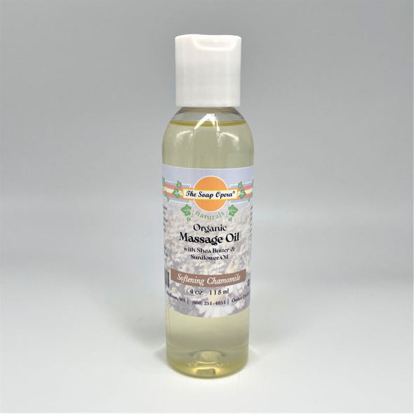 The Soap Opera Naturals Organic Massage Oil 4oz 118ml