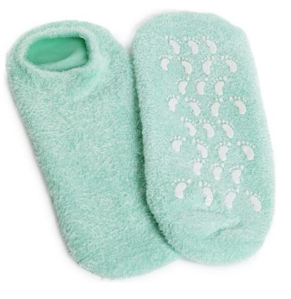 TheraWell Moisturizing Gel Socks for Dry Feet