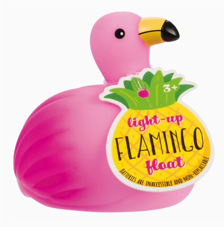 Toysmith Light Up Flamingo Float Bath Toy