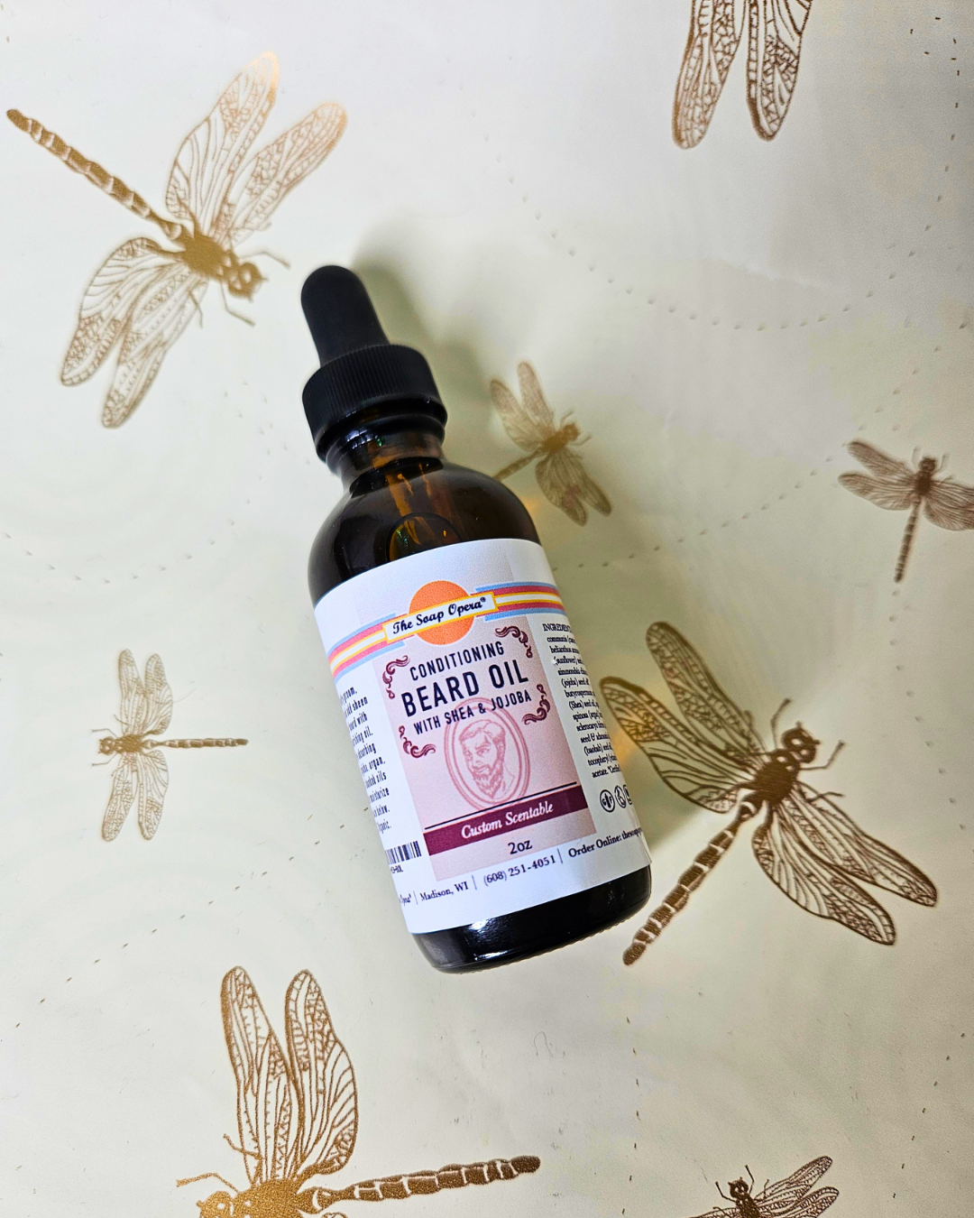 The Soap Opera Shea & Jojoba Conditioning Beard Oil 2oz (Custom Scentable)