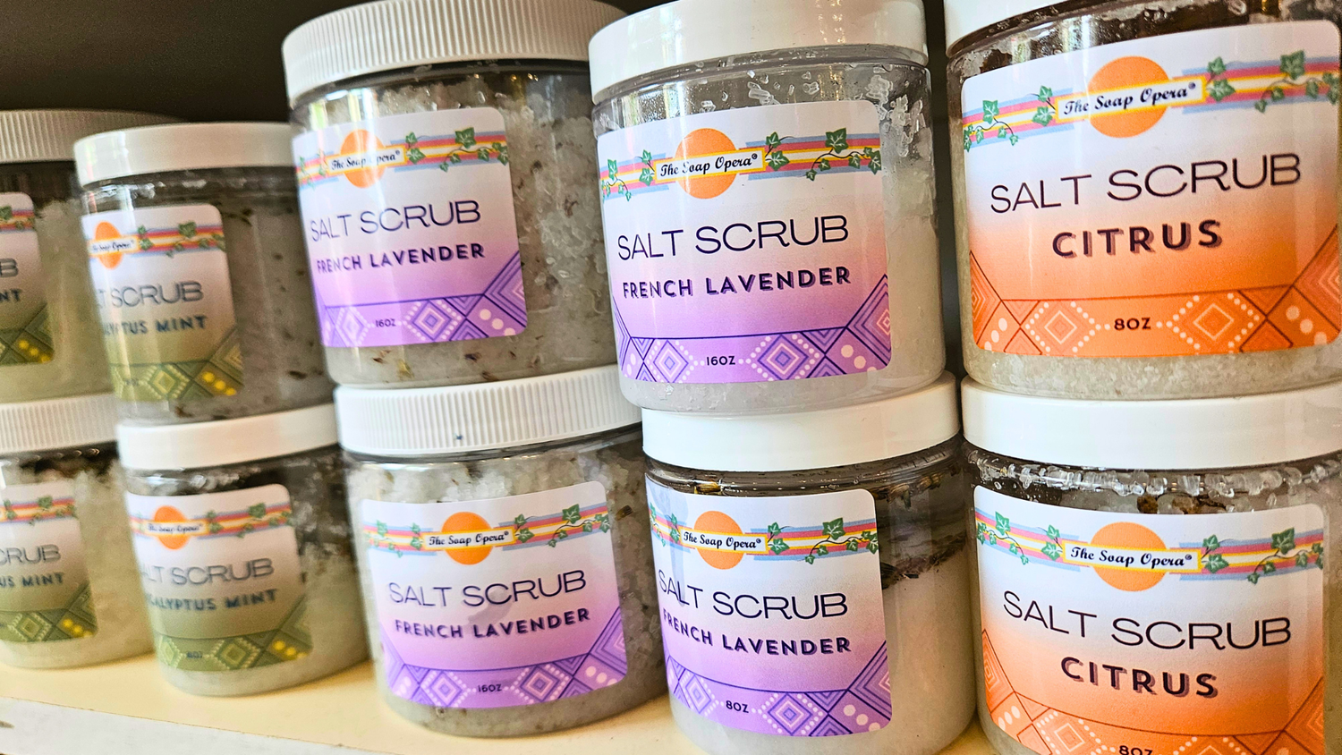 The Soap Opera Exfoliating & Moisturizing Salt Scrubs