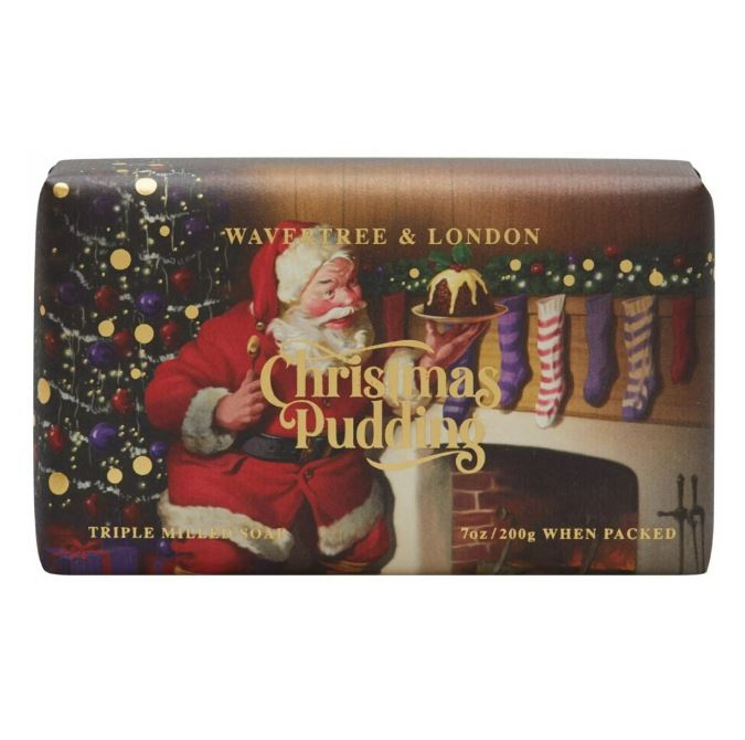 Wavertree & London Triple Milled Bar Soap 7oz 200g - Christmas Pudding