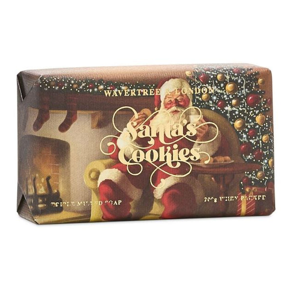 Wavertree & London Triple Milled Bar Soap 7oz 200g - Santa's Cookies
