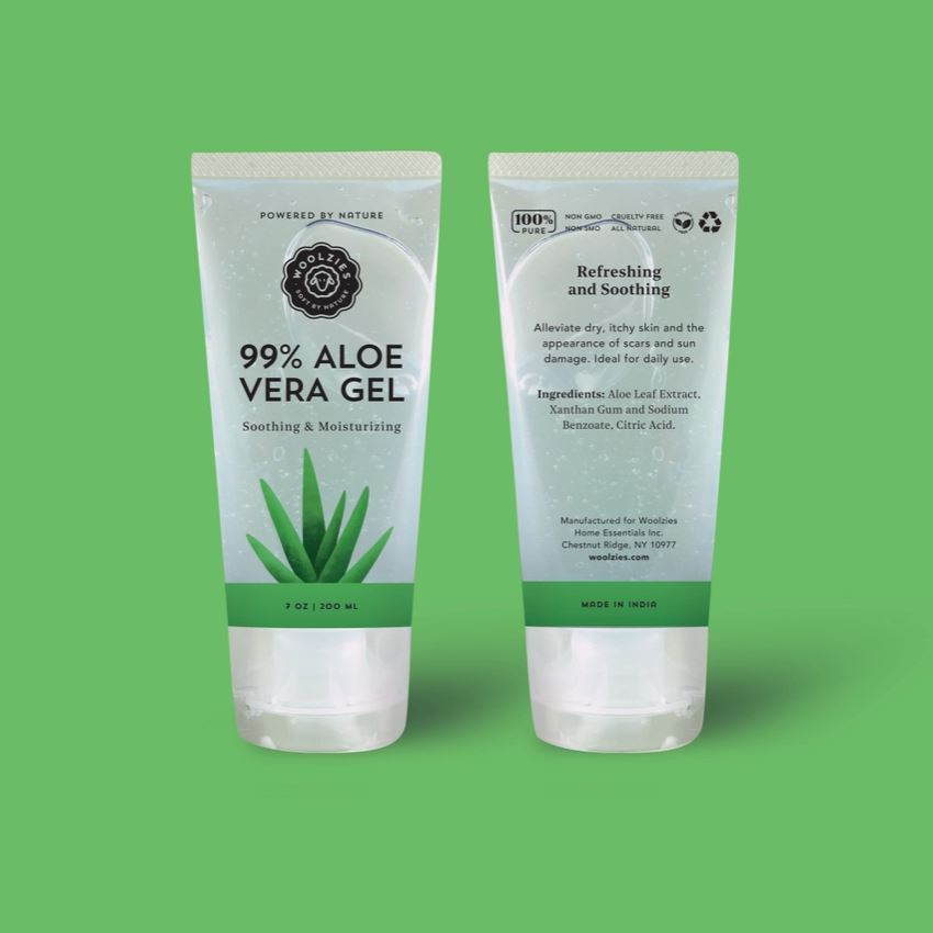Woolzies 99% Aloe Vera Gel Tube 7oz 200ml