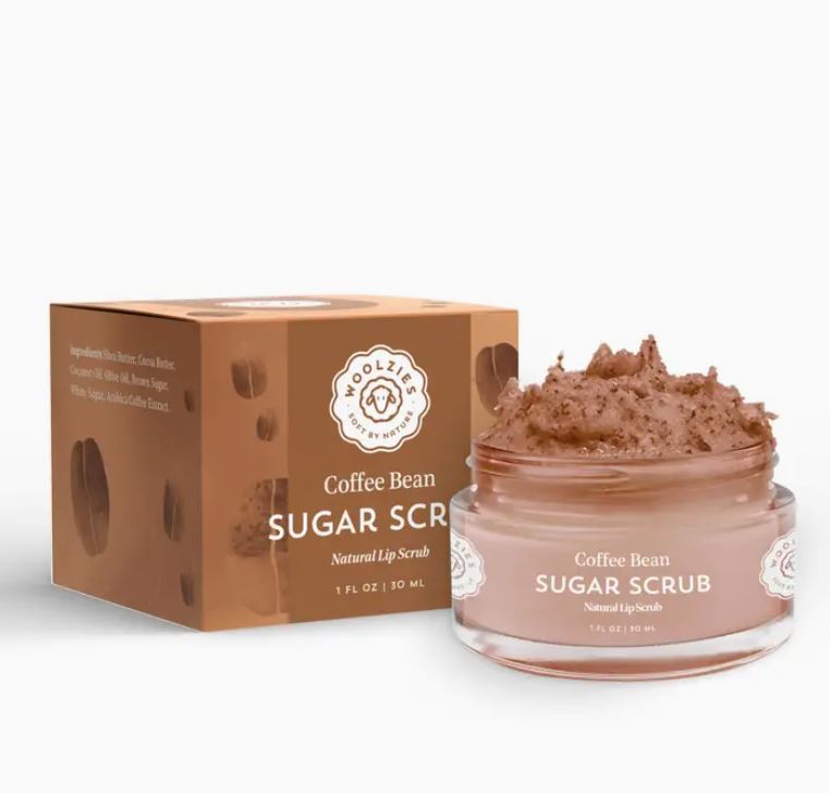 Woolzies Natural Lip Sugar Scrub 1oz 30ml