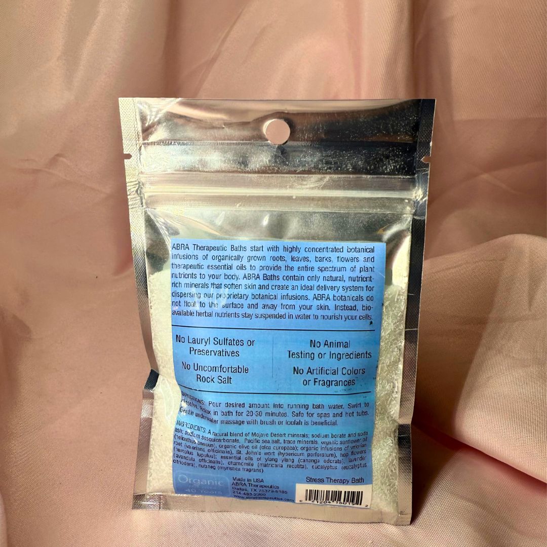 Abra Therapeutics Herbal Hydrotherapy Mineral Bath Packet 3oz. - Stress Relief